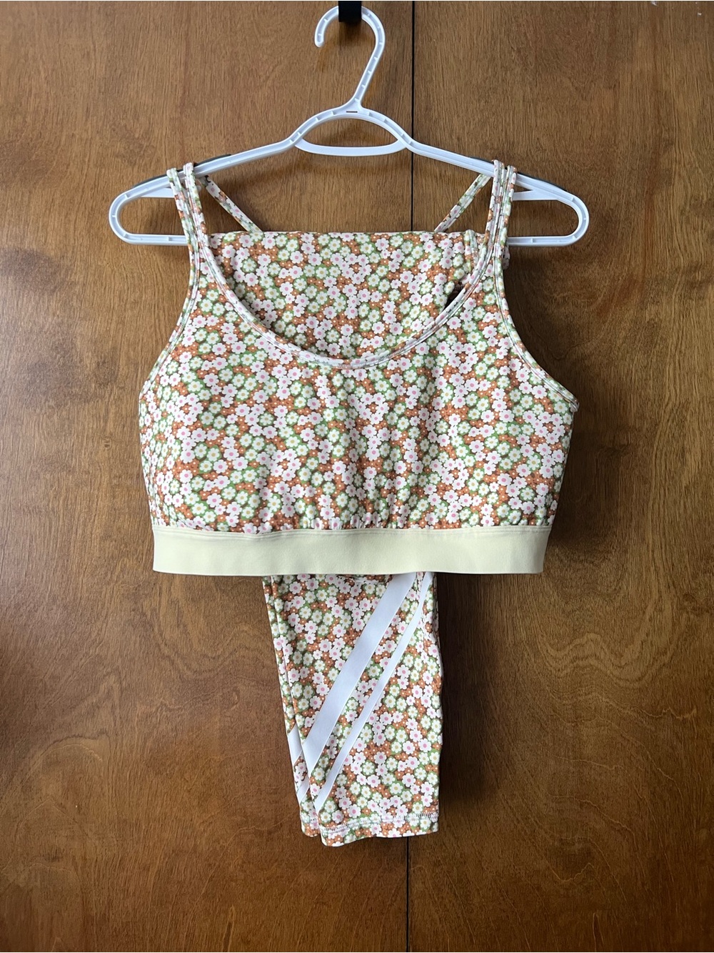 Tory Sport Floral Sports Bra & Legging Set